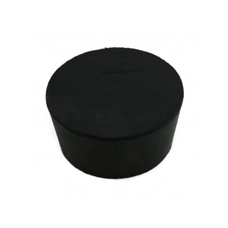 United Scientific Laboratory Grade Rubber Stopper, Black SBR Rubber, Size No 10, 50 x 42 x 25mm, 7 per Package, 7PK 259150-10